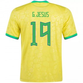 Jalkapallo Pelipaidat/Peliasut Brasilia G. JESUS 19 Kotipelipaita Mm-Kisat 2022